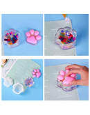 Moldes de silicona. Para resina. Caja huella de gato. 87x92x40 milímetros. 1 set. Moldes de silicona. Para resina. Caja huella de gato. 87x92x40 milímetros. 1 set.