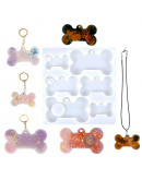 Moldes de silicona. Para resina. Huesos. 208x200x10 milímetros. 1 unidad. Moldes de silicona. Para resina. Huesos. 208x200x10 milímetros. 1 unidad.