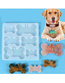 Moldes de silicona. Para resina. Huesos. 208x200x10 milímetros. 1 unidad. Moldes de silicona. Para resina. Huesos. 208x200x10 milímetros. 1 unidad.