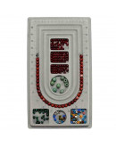 Tabla de diseño para collares. 23x41 centímetros. 1 unidad. Tabla de diseño para collares. 23x41 centímetros. 1 unidad.