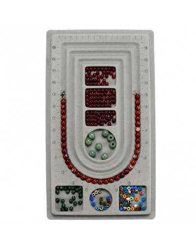 Tabla de diseño para collares. 23x41 centímetros. 1 unidad. Tabla de diseño para collares. 23x41 centímetros. 1 unidad.