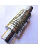 Rodillo con patrones (1). Para laminadora. 140 mm rodillo, 75 mm zona trabajo. De 0,7 a 3,7mm. 1 ud. Rodillo con patrones (1). Para laminadora. 140 mm rodillo, 75 mm zona trabajo. De 0,7 a 3,7mm. 1 ud.