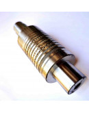 Rodillo con patrones (2). Para laminadora. 140 mm rodillo, 75 mm zona trabajo. De 0,8 a 3,7 mm.1 ud. Rodillo con patrones (2). Para laminadora. 140 mm rodillo, 75 mm zona trabajo. De 0,8 a 3,7 mm.1 ud.