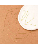 Pin con esfera. Color plateado. 45x0,5 milímetros. 1,8 mm esfera. 140 unidades aprox. 12 gramos. Pin con esfera. Color plateado. 45x0,5 milímetros. 1,8 mm esfera. 140 unidades aprox. 12 gramos.