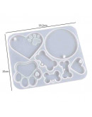 Moldes de silicona. Para resina. Tema mascotas. 150x182x7 milímetros. 1 unidad. Moldes de silicona. Para resina. Tema mascotas. 150x182x7 milímetros. 1 unidad.