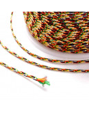 Cordón de nylon. 1 milímetro grosor. Color COLORFUL. 100 metros. 1 cono. Cordón de nylon. 1 milímetro grosor. Color COLORFUL. 100 metros. 1 cono.