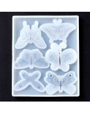 Moldes de silicona. Para resina. Mariposas. 108x88x8 mm. 1 unidad. Moldes de silicona. Para resina. Mariposas. 108x88x8 mm. 1 unidad.