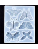 Moldes de silicona. Para resina. Mariposas. 108x88x8 mm. 1 unidad. Moldes de silicona. Para resina. Mariposas. 108x88x8 mm. 1 unidad.