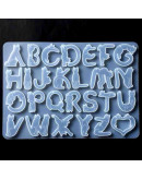 Moldes de silicona. Para resina. Letras+Gatos. 260x185x8 mm. Letras de 40 mm aproximado. 1 ud. Moldes de silicona. Para resina. Letras+Gatos. 260x185x8 mm. Letras de 40 mm aproximado. 1 ud.