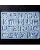 Moldes de silicona. Para resina. Letras+Gatos. 260x185x8 mm. Letras de 40 mm aproximado. 1 ud. Moldes de silicona. Para resina. Letras+Gatos. 260x185x8 mm. Letras de 40 mm aproximado. 1 ud.