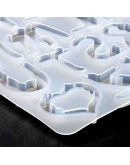 Moldes de silicona. Para resina. Letras+Gatos. 260x185x8 mm. Letras de 40 mm aproximado. 1 ud. Moldes de silicona. Para resina. Letras+Gatos. 260x185x8 mm. Letras de 40 mm aproximado. 1 ud.