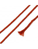 Hilo de algodón para macramé. 3 milímetros grosor. Color: SALMON. 100 metros. 1 cono.