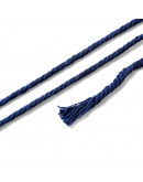 Hilo de algodón para macramé. 3 milímetros grosor. Color: DARK SLATE. 100 metros. 1 cono.