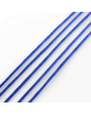 Cordón de nylon. Acabado satén. 2 milímetros grosor. Color: BLUE. 5 metros. Cordón de nylon. Acabado satén. 2 milímetros grosor. Color: BLUE. 5 metros.