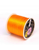 Cordón de nylon. Acabado Satén. 1 mm grosor. Color DARK ORANGE. 80 metros cono. Cordón de nylon. Acabado Satén. 1 mm grosor. Color DARK ORANGE. 80 metros cono.