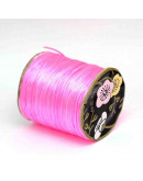 Cordón de nylon. Acabado Satén. 1 mm grosor. Color HOT PINK. 80 metros cono. Cordón de nylon. Acabado Satén. 1 mm grosor. Color HOT PINK. 80 metros cono.