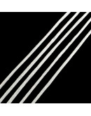 Cordón de nylon. Acabado satén. 2 milímetros grosor. Color: WHITE. 5 metros. Cordón de nylon. Acabado satén. 2 milímetros grosor. Color: WHITE. 5 metros.