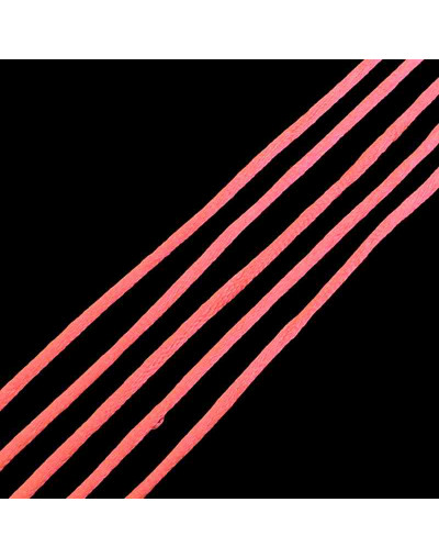 Cordón de nylon. Acabado satén. 2 milímetros grosor. Color: LIGHT CORAL. 5 metros.