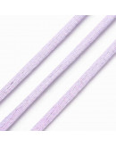Cordón de nylon. Acabado satén. 2 milímetros grosor. Color: LILAC VIOLET. 5 metros. Cordón de nylon. Acabado satén. 2 milímetros grosor. Color: LILAC VIOLET. 5 metros.