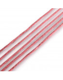 Cordón de nylon. Acabado satén. 2 milímetros grosor. Color: INDIAN RED. 5 metros. Cordón de nylon. Acabado satén. 2 milímetros grosor. Color: INDIAN RED. 5 metros.