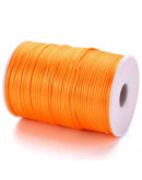 Cordón de nylon. Acabado satén. 2 milímetros grosor. Color: DARK ORANGE. 5 metros. Cordón de nylon. Acabado satén. 2 milímetros grosor. Color: DARK ORANGE. 5 metros.