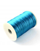 Cordón de nylon. Acabado satén. 2 milímetros grosor. Color: DODGER BLUE. 5 metros. Cordón de nylon. Acabado satén. 2 milímetros grosor. Color: DODGER BLUE. 5 metros.