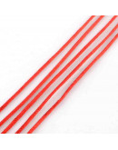 Cordón de nylon. Acabado satén. 2 milímetros grosor. Color: RED. 90 metros cono. Cordón de nylon. Acabado satén. 2 milímetros grosor. Color: RED. 90 metros cono.