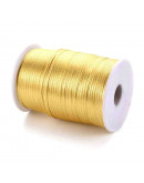 Cordón de nylon. Acabado satén. 2 milímetros grosor. Color: GOLDEN ROD. 90 metros cono. Cordón de nylon. Acabado satén. 2 milímetros grosor. Color: GOLDEN ROD. 90 metros cono.
