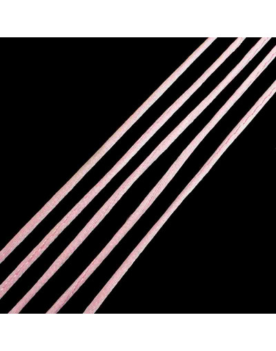 Cordón de nylon. Acabado satén. 2 milímetros grosor. Color: PINK. 90 metros cono.