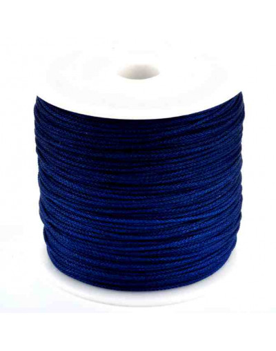 Cordón de nylon. 1 milímetro grosor. Color MIDNIGHT. 100 metros. 1 cono.