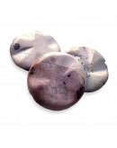 Jásper. Moneda. 33 mm diámetro. 5 mm grosor. 1,50 mm perforación. 1 unidad. Jásper. Moneda. 33 mm diámetro. 5 mm grosor. 1,50 mm perforación. 1 unidad.