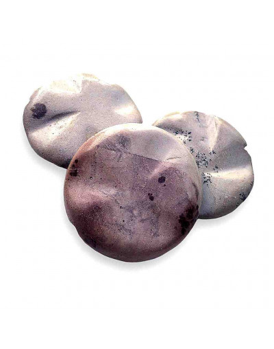 Jásper. Moneda. 33 mm diámetro. 5 mm grosor. 1,50 mm perforación. 1 unidad.