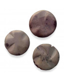 Jásper. Moneda. 33 mm diámetro. 5 mm grosor. 1,50 mm perforación. 1 unidad. Jásper. Moneda. 33 mm diámetro. 5 mm grosor. 1,50 mm perforación. 1 unidad.