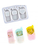 Moldes de silicona. Para resina. Celulares. 140x90x11 mm. 1 unidad. Moldes de silicona. Para resina. Celulares. 140x90x11 mm. 1 unidad.