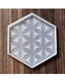 Moldes de silicona. Para resina. Posavasos (3). 98x110x9,5 mm. 1 unidad. Moldes de silicona. Para resina. Posavasos (3). 98x110x9,5 mm. 1 unidad.