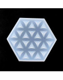 Moldes de silicona. Para resina. Posavasos (3). 98x110x9,5 mm. 1 unidad. Moldes de silicona. Para resina. Posavasos (3). 98x110x9,5 mm. 1 unidad.