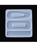 Moldes de silicona. Para resina. Pasador pelo. 70x75x3,5 mm. 1 unidad. Moldes de silicona. Para resina. Pasador pelo. 70x75x3,5 mm. 1 unidad.