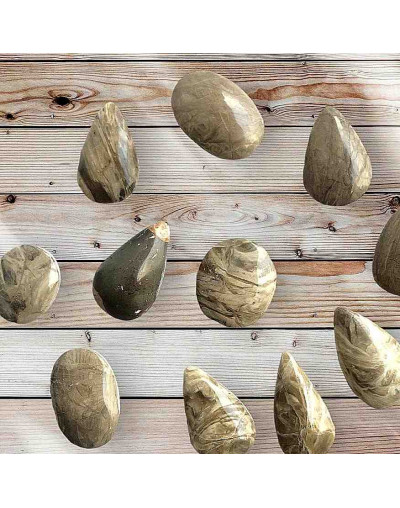 Aragonita. Origen: Perú. Dije ranurado. Varias formas. 1 unidad.