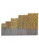 Brocas acero. Set 5 unidades: 1 a 3 mm diámetro. Uso metal, madera, plástico, perlas y shell.  1 set Brocas acero. Set 5 unidades: 1 a 3 mm diámetro. Uso metal, madera, plástico, perlas y shell.  1 set