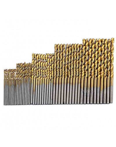 Brocas acero. Set 5 unidades: 1 a 3 mm diámetro. Uso metal, madera, plástico, perlas y shell.  1 set