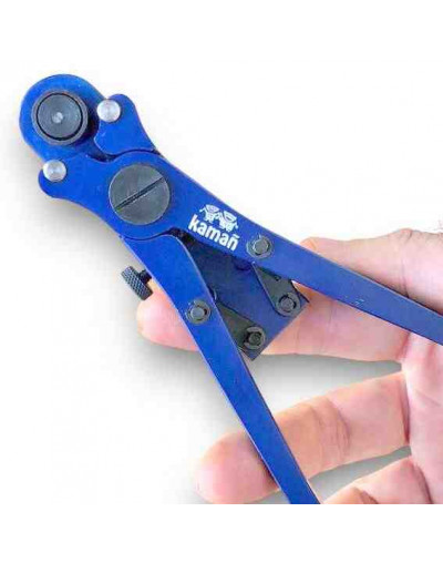 Alicate para doblar flejes y alambres. Cuerpo de aluminio. 190 milímetros. 1 unidad.