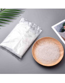 Chaquira. Cristal. CLEAR. 2 milímetros. 1 milímetro perforación. 40 gramos (2600 uds aprox).