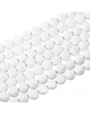 Lava natural. Blanco. 06 milímetros diámetro. 1 mm perforación. 60 unidades hilo aprox. 1 hilo. Lava natural. Blanco. 06 milímetros diámetro. 1 mm perforación. 60 unidades hilo aprox. 1 hilo.
