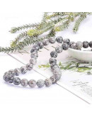 Jásper Picasso. Mate. 10 milímetros diámetro. 1 mm perforación. 35 unidades hilo aproximado. 1 hilo. Jásper Picasso. Mate. 10 milímetros diámetro. 1 mm perforación. 35 unidades hilo aproximado. 1 hilo.