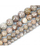 Medical Stone. SOFT BROWN. 08 mm diámetro. 1 mm perforación. 45 unidades hilo aproximado. 1 hilo. Medical Stone. SOFT BROWN. 08 mm diámetro. 1 mm perforación. 45 unidades hilo aproximado. 1 hilo.