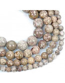 Medical Stone. SOFT BROWN. 08 mm diámetro. 1 mm perforación. 45 unidades hilo aproximado. 1 hilo. Medical Stone. SOFT BROWN. 08 mm diámetro. 1 mm perforación. 45 unidades hilo aproximado. 1 hilo.