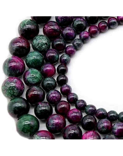 Epidote. 04 milímetros diámetro. 1 mm perforación. 90 unidades hilo aproximado. 1 hilo.