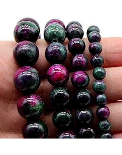 Epidote. 04 milímetros diámetro. 1 mm perforación. 90 unidades hilo aproximado. 1 hilo.