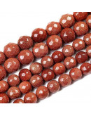 Aventurina Café. Faceteada. 04 mm diámetro. 0,8 mm perforación. 90 unidades hilo aprox. 1 hilo.