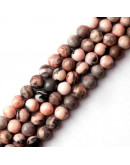 Jásper Zebra. Pink. 06 milímetros diámetro. 1 mm perforación. 60 unidades hilo aprox. 1 hilo. Jásper Zebra. Pink. 06 milímetros diámetro. 1 mm perforación. 60 unidades hilo aprox. 1 hilo.